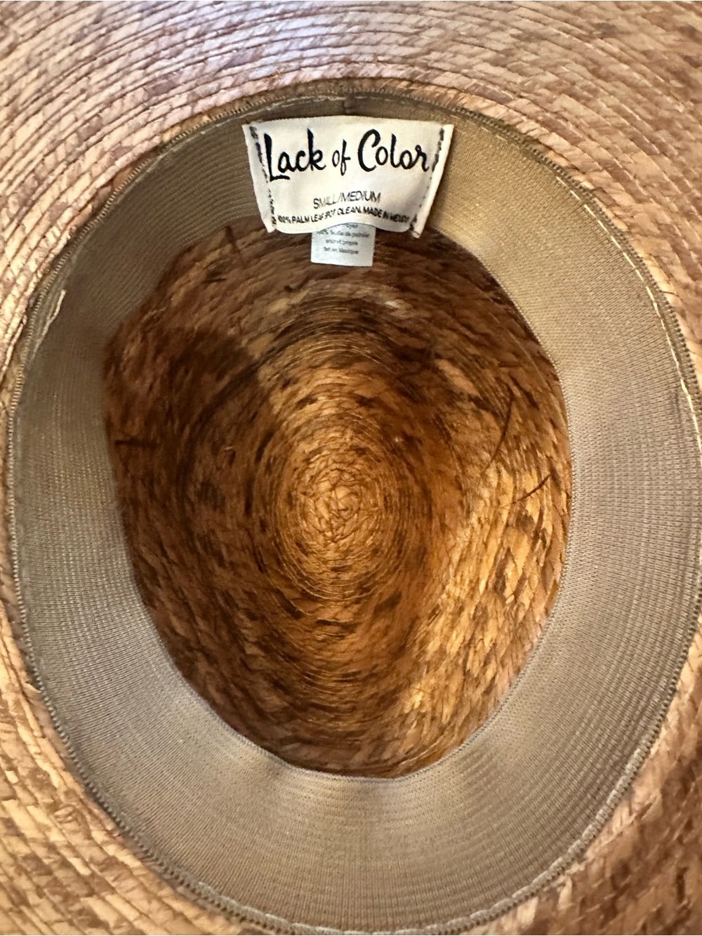 Hat interior - Picture 2 of 2